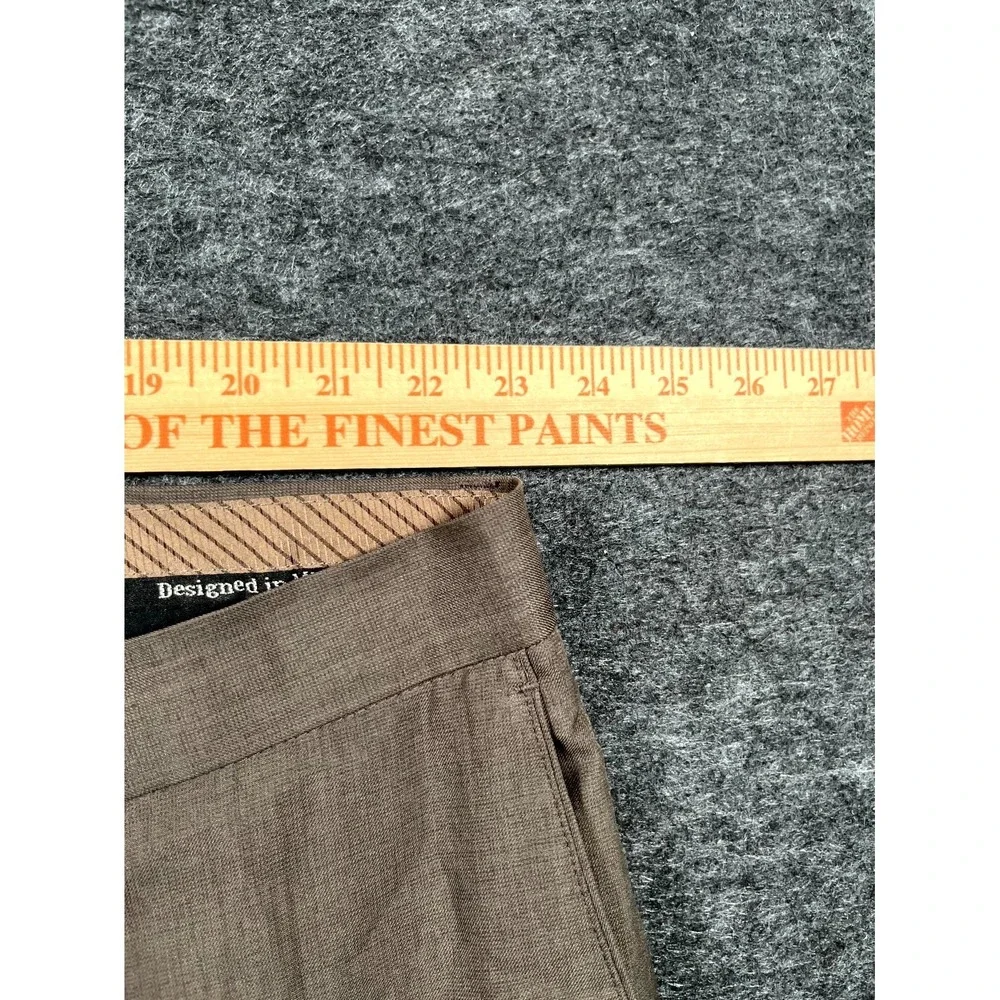 Genesis Dress Pants Mens 48x38 Taupe Tetron Microfiber Formal‎ Business Formal